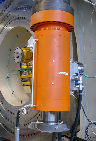 橙色径向伺服液压致动器