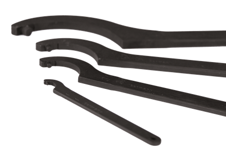 符合 DIN 1810 标准的钩形扳手