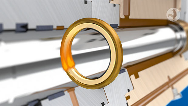 带有Servoseal®的液压脉冲缸 - 带碳支撑环的密封件